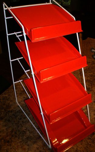 Commercial retail 4 tier counter display rack stand for sale