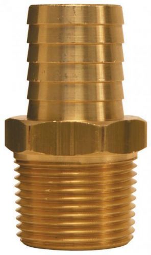 Dixon bn21 1/4 inch hose barb x 1/8&#034; m-npt - male insert brass hose fitting for sale