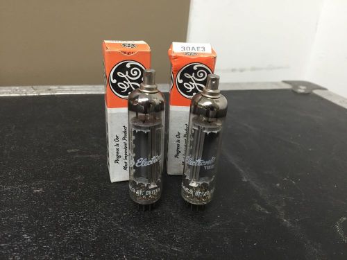 2 NOS Mullard General Electric 30AE3 Vacuum tubes Guaranteed! No Reserve!