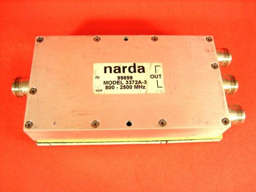 NARDA  --  3372A-3  --  POWER DIVIDER  --  800 - 2500 MHz
