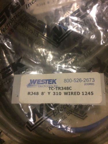 WESTEK 310 Patch Cable, Two Single WECO310 to RJ-48 / RJ45 Plug