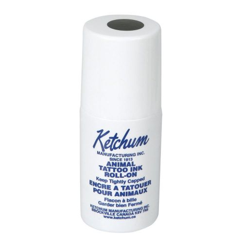Ketchum tattoo ink black 2 oz roll on applicator clean livestock pets pigs for sale