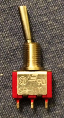 Sp-iti 3-pin toggle switch spdt on-none-on 2a 250vac 5a 120vac 3-pin - nos for sale