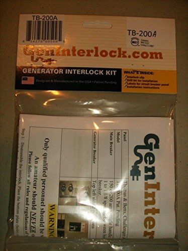 Geninterlock.com TB-200A Thomas and Betts, Challenger and Westinghouse Generator