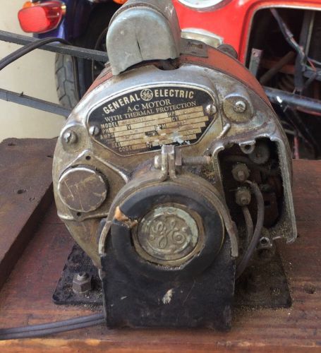 General Electric 1/3 HP Motor With Polishing Wheels