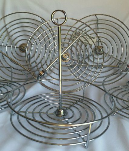 Lot of 4 New DIA780 Versa Rack 7.8&#034; Stainless Condiment Rack