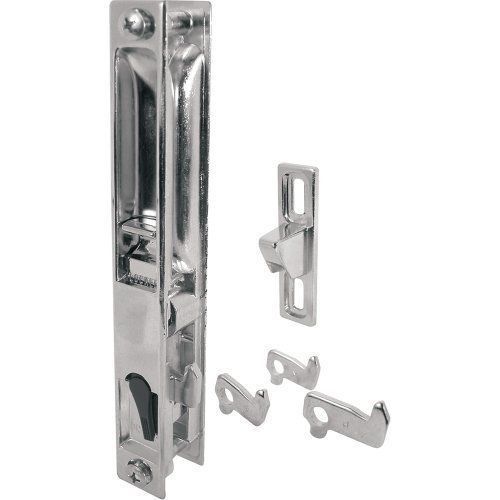 Prime-line c 1045 sliding glass door handle set, 6-5/8 in., diecast, chrome p... for sale