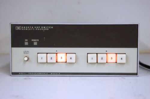 HP 59307A VHF Switch 50-400 Hz 50 VA Max 115/230 V ±10% 24 Pin Connector