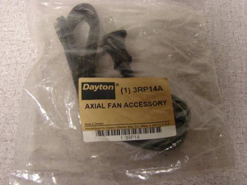Dayton AC Axial Fan Cord Set 36&#034; Length 45° Head 2-Prong Plug 3RP14