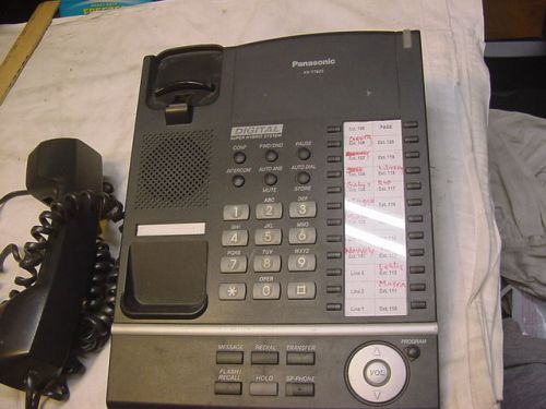 LOT of 5 Panasonic KX-T7625-B Digital Proprietary Telephone