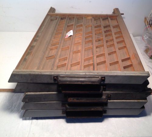 VINTAGE PRINTERS TRAY / SHADOW BOX (LUDLOW STYLE)