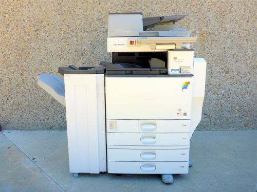 Ricoh Aficio MP C4502A High Speed Color Workgroup Copier Printer w/ Finisher