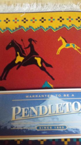 Pendleton &#034;The Celebrate The Horse Red&#034; Mouse Rug