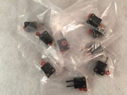 Lot of 12 Marlin MFG Black Female Thermocouple Connectors