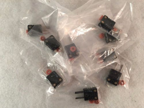 Lot of 12 Marlin MFG Black Female Thermocouple Connectors