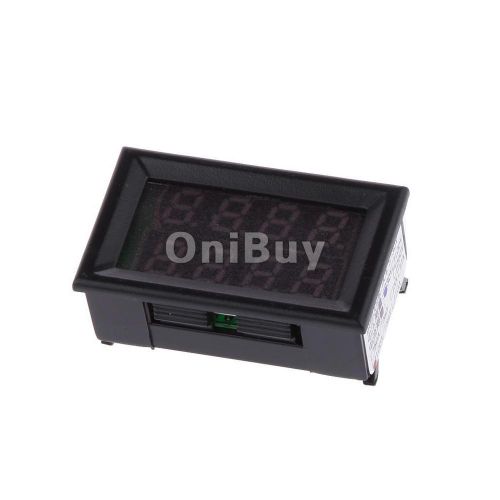 100A Rectangle Automotive Car DC Voltmeter Ammeter Gauge LED Display Pannel