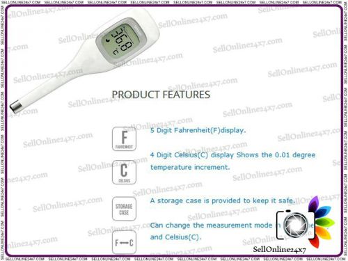 New Home &amp; Omron MC-670 Digital Thermometer Body Temperature Child Adult Gauge