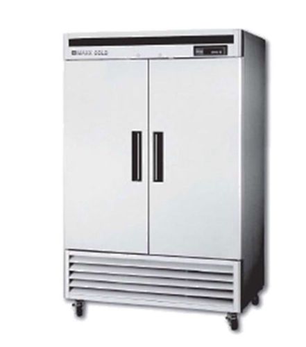 NEW Maxx Cold M# MCR-49FD Reach In 2 Door Refrigerator 49 cu. Ft