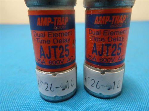 Lot 2pcs AMP-TRAP AJT25 Dual Element Time Relay