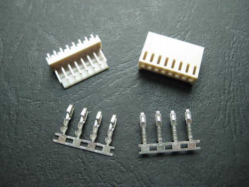 5 set 8 Pin 8P PCB Power Connector Plug Socket header wire Jack 2510 2.54mm