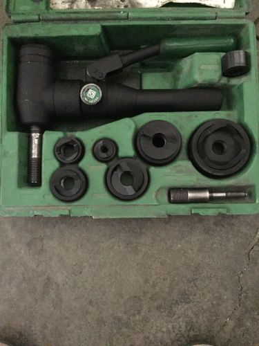 GREENLEE 7904SB Hydraulic Punch Set,1/2-2In,Angle Driver