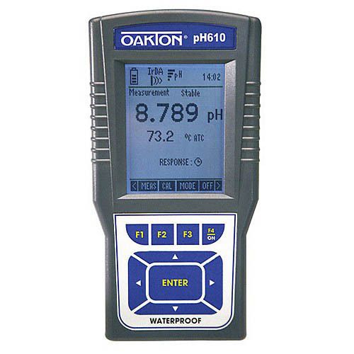 Oakton WD-35418-11 pH 610 pH, mV, Temperature Meter with Probe &amp; NIST