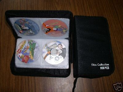 4 CD WALLETS THAT HOLD 108 CDS each  - JS35