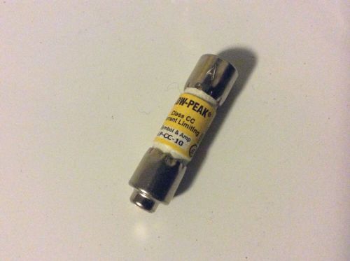 Bussmann Buss LP-CC-10 10 Amp Fuse LPCC10 Low-Peak CC Current Limiting