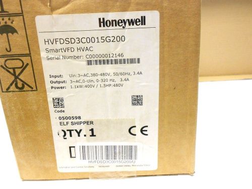 Honeywell Smart VFD HVAC HVFDSD3C0015G200 Variable Frequency Drive