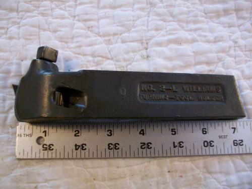 7&#034; long 3/8&#034; bor williams turning tool holder no. 2-l 1 3/8&#034; x 5/8&#034; metal lathe for sale