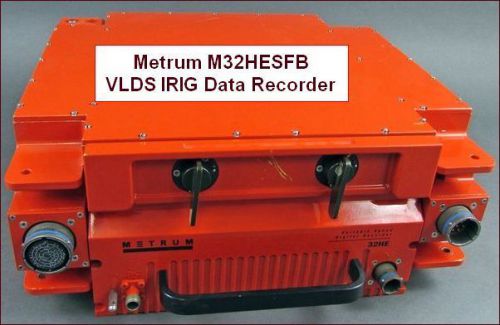 METRUM M32HESFB IRIG Data Recorder - C17 Globemaster, Submarine