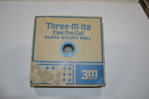 New 3M 240x THREE-M-ITE ELEK-TRO-CUT Cloth Utility Roll  1&#034;x50yds (WR.13b.D.8)
