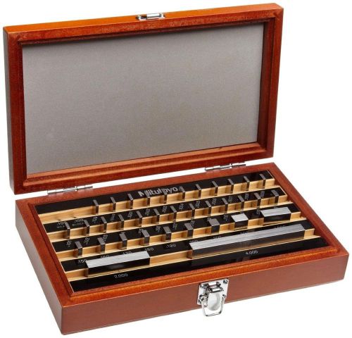 516-916-26 mitutoyo rect steel gage block set, 35pc as-2 for sale