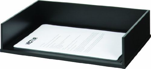 Victor Wood Stacking Letter Tray, 1154 (Single) (Black)