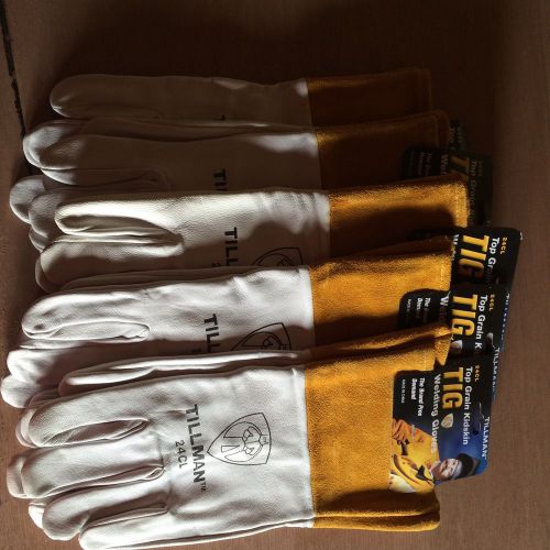 5 pair tillman 24cl kidskin tig gloves for sale