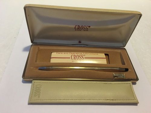 VINTAGE &#034;CROSS&#034; LADY 1/20 10K GOLD FILLED BALLPOINT.