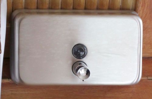 Bradley stainless steel horizontal soap dispenser - model 6542 for sale