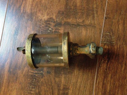 Antique Engine Oiler Steam Hit &amp; Miss Brass Parts Industrial Vintage