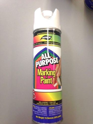 WHITE ALL PURPOSE INVERTED MARKING PAINT 20-OZ/ CAN  # 1387