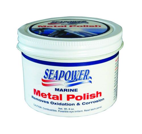 Seapower Marine Metal Polish and Scratch Remover - 8 oz.