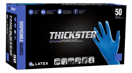 SAS Safety: Thickster Latex Disposable Glove (Powdered) - BOX - Size XLarge