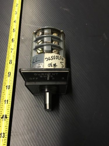 Square D Rotary Switch, Cl: 9003, Type: K4-F1051M