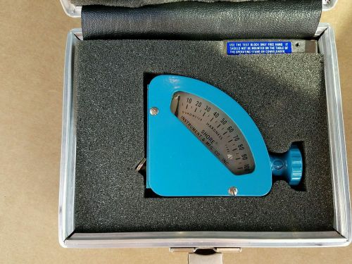 Vintage Shore Instrument Durometer Hardness tester with case. ~mint~