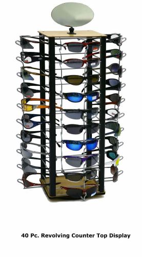 40 pair sunglasses countertop eyewear spinner display for sale