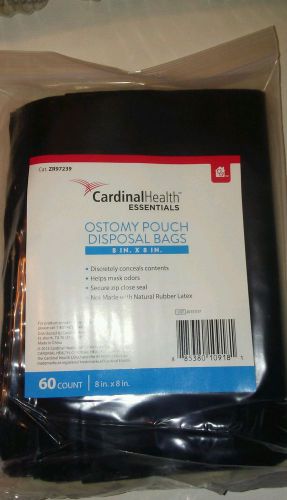 ReliaMed Cardinal Ostomy Pouch Disposable Bag 8&#034; x 8&#034; 97239 Qty 60 Per Package