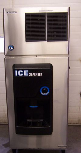 Nice  hoshizaki kml450mah  crescent cube ice machine with hotel dispenser for sale