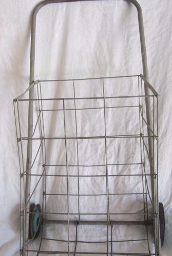 Vintage Grandma&#039;s Collapsible Shopping Cart as is