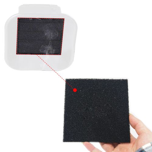 3pcs filter activated carbon filter sponge for h akko 400 491 493 smoke absorber for sale