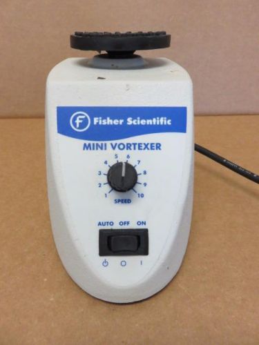 Fisher Scientific Mini Vortexer 128101 Analog Mixer with Plate Top