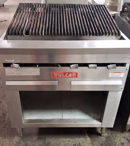 Vulcan hart char broiler 34&#034; commercial grill gas griller 6 burner hgb34 for sale